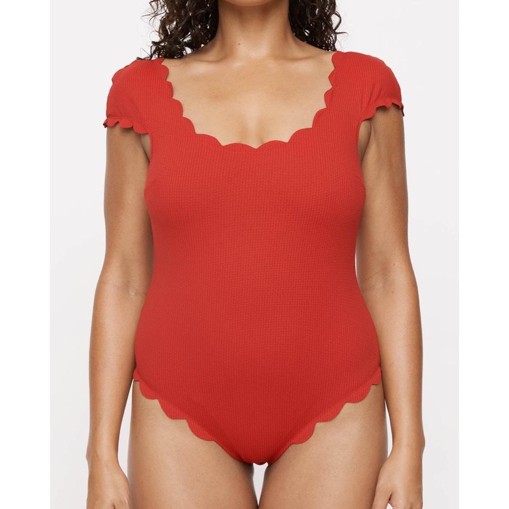 MARYSIA MEXICO SCALLOPED ONE PIECE SWIMSUIT REVERSIBLE - size XL - BRAND NEW!